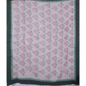 Traditional Bengali Kantha  with border 183 cm x 244 cm [6 ft x 8 ft]