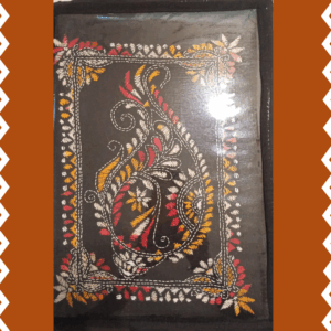 Handmade Kantha Stitched Cover File