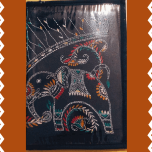 Handmade Kantha Stitched Cover File