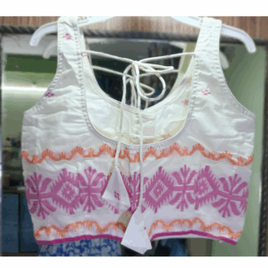 Statement Readymade Dhakai Jamdani  Blouse