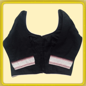 Elegant Handloom  Khadi Cotton Blouse with  Patchwork