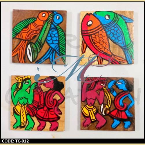 Wooden Coaster Set