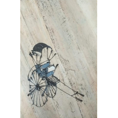 Notebook Large Pull Rickshaw Marble
