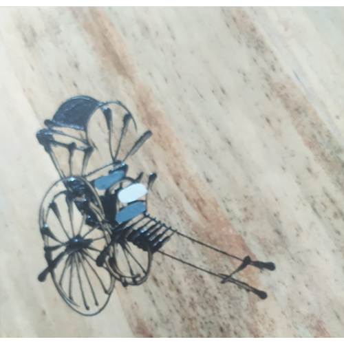 Notebook Small Pull Rickshaw Hyacinth